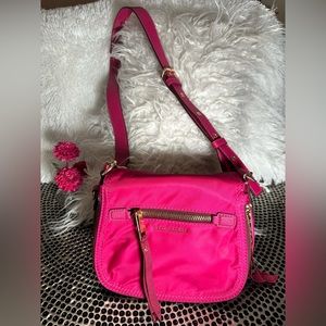 Marc Jacobs Trooper Small Nomad Hot Pink Saddle Bag! Excellent condition!